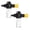Yellow 2PCS, variant on 1PCS Garden Hose Spray Distributor Liquid Fertiliser Dosing Sprayer Car Washing Foam Spray High Pressure Washer Bottle Foam Adjustable Washers Foam Generator
