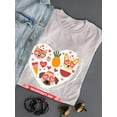 thumbnail image 3 of Valentine's Day Cute Pets  T-Shirt Women -Image by Shutterstock, Female 4X-Large, 3 of 4