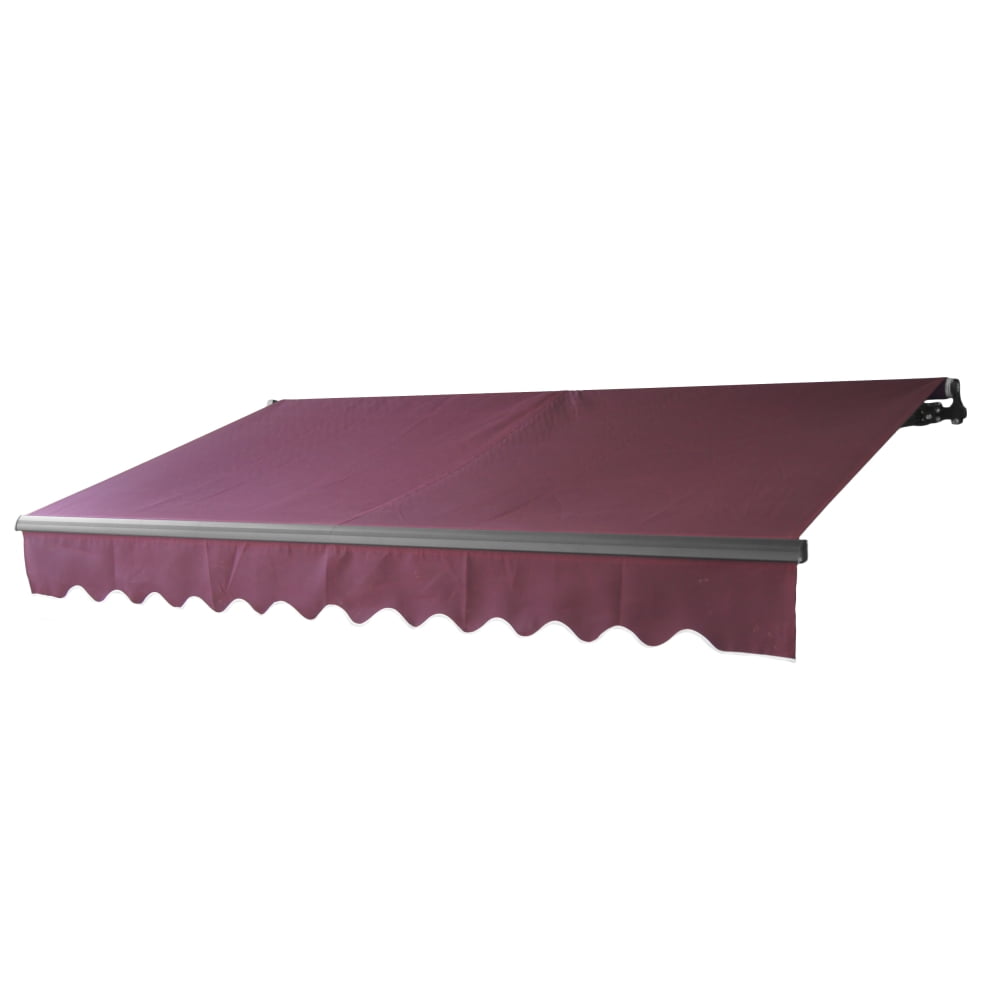 ALEKO Fabric Replacement For 10x8 Ft Retractable Awning Burgundy Color 