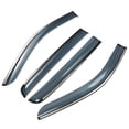 thumbnail image 1 of Unique Bargains 1 Set Window Deflectors for Ford for Ranger 2019-2023 Side Window Vent Visors Black, 1 of 8