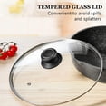 thumbnail image 6 of 10.5 Inch Pan Lid, Frying Pan Lid, Fry Pan Lid, Skillet Lid, Pan Lid with Handle Compatible with 10-10.7 Inch Kitchen Cookware, Tempered Glass Cover, 10.5", 6 of 11