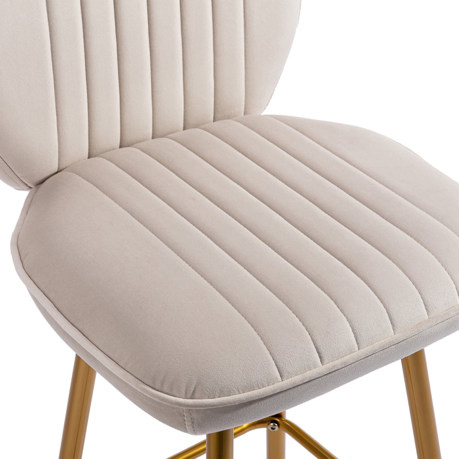 Kepooman Modern Design Bar Stools Set of 1 with Back for Bar Counter, White Kepooman Modern Design Bar Stools Set of 1 with Back for Bar Counter, White