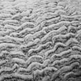 thumbnail image 6 of Better Homes & Gardens Texture Faux Fur Wavy Pillow, 22 x 22, Grey, Square, 1 Piece, 6 of 7