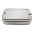 thumbnail image 5 of Stainless Steel Rectangular School Lunch Box School Tiffin Picnic Food Container, 5 of 5