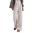 thumbnail image 1 of Cold Weather Maternity Pants Thermal Insulation Design Stretchy Waist Multi Functional Pocket Pregnancy Trousers mocha color XL, 1 of 4