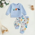 thumbnail image 3 of Gerichy Toddler Boys Clothes Baby Boy Outfit Sets Baby Boy Fall Winter Clothes 12 18 24 Month 3T 4T 5T Toddler Boy Outfits Dinosuar Set, 3 of 4
