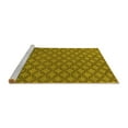thumbnail image 2 of Ahgly Company Machine Washable Indoor Rectangle Trellis Yellow Modern Area Rugs, 8' x 12', 2 of 4