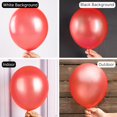 thumbnail image 2 of Ballons Rouge Perle PartyWoo, 50 Pcs Ballons Rouges 12 Pouces, Ballons Rouges pour Guirlande de Ballons Ou Arche comme Décorations de Fête, Décorations d'Anniversaire, Décorations de Mariage, Décorations de Shower de Bébé, Red-Z06, 2 of 6