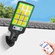 thumbnail image 1 of Ganfancp Luces Solares Al Aire Libre con Sensor de Movimiento de Energía Solar 3 Modos Ip65 con Control Remoto de Pared Luces de Seguridad para La Cerca Del Patio Jardín Patio Puerta de Entrada Ofert, 1 of 7