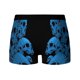 thumbnail image 4 of Calzoncillos tipo bóxer de seda transpirables con diseño de calavera oscura, elásticos, 3D, 4 of 5