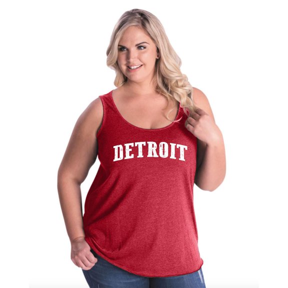 Normal is Boring - Women's Plus Size Tank Top, up to Size 28 - Detroit