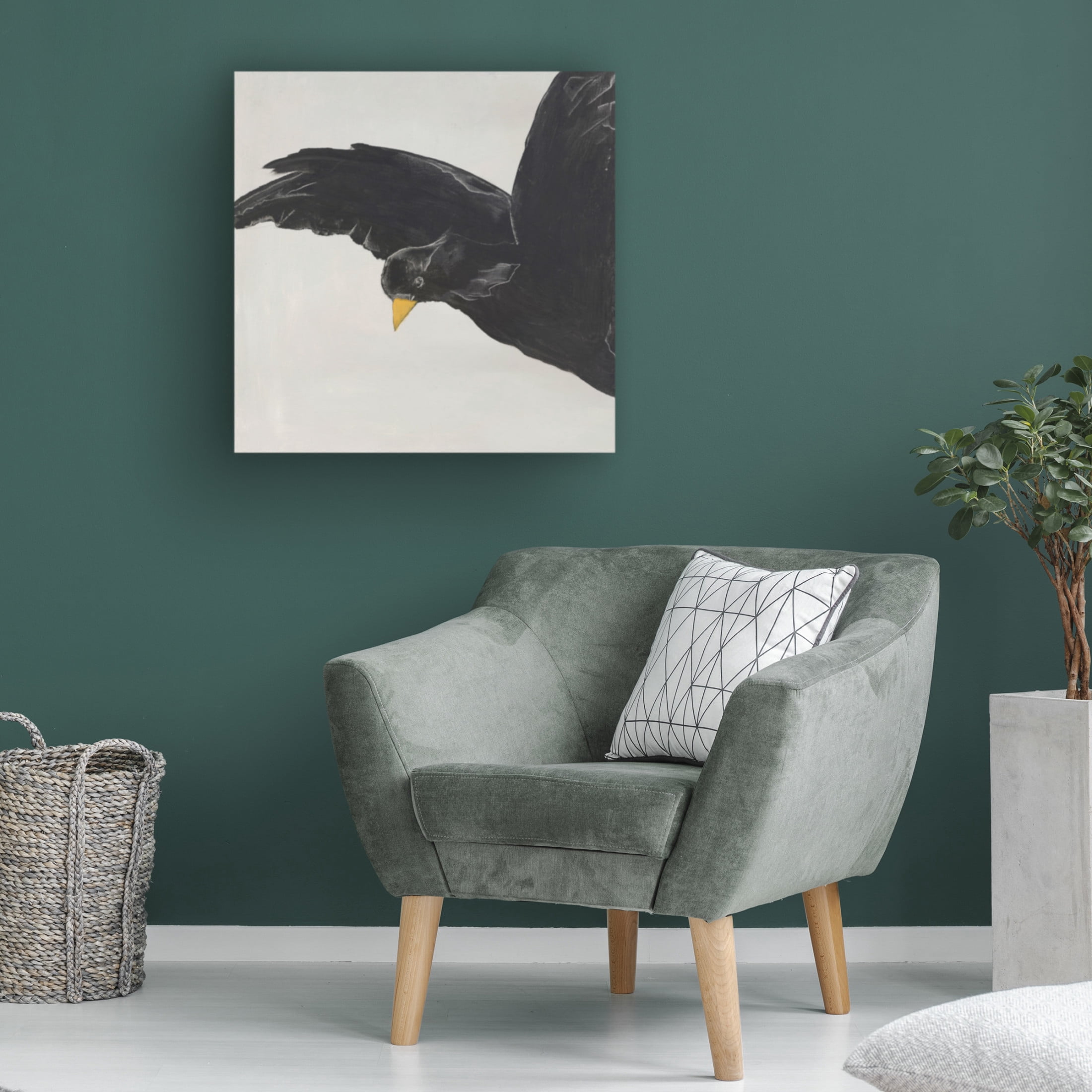 Canvas Wall Art - Design Fabrikken 'Finding Treasures' Wall Art for Living Room, Bedroom, or Office Décor by Trademark Fine Art - 35 x 35 Inches