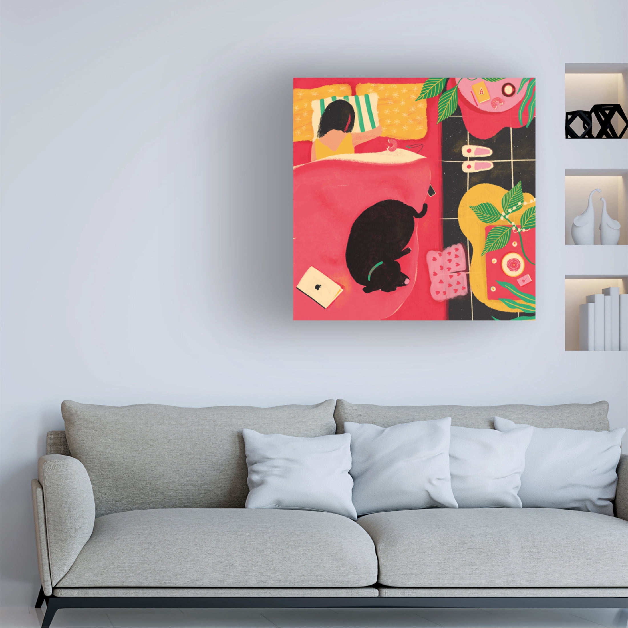 Trademark Fine Art Shriya Bhattacharya Sookie Canvas Wall Art