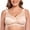 Beige, variant on Women's Wireless Minimizer Plus Size Sleep Unlined Full Coverage Lace Bra 40DDD