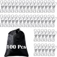 thumbnail image 1 of Pinzas de Acero Inoxidable para Colgar Ropa, Pinzas Metálicas, Broches para Ropa, Resistentes y Multiusos para Tendederos, Toallas, Calcetines, Fotos y Bolsas, 1 of 4