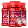 Puritan's Pride CO Q-10 Heart Cardiovascular Wellness 100mg - 60 softgels (3-PACK)