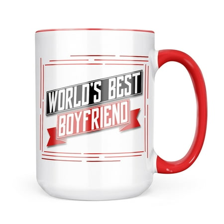 

Neonblond Worlds Best Boyfriend Mug gift for Coffee Tea lovers