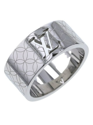 Louis Vuitton, Jewelry, Louis Vuitton Monogram Ring M62485 Silver Metal  Mens Louis Vuitton