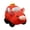 red, variant on Creative Cute Pig Taxi Plush Animal Toys Sofa Mat Photography Props Home Decor Gifts