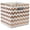 Chevron Copper, variant on Design Imports CAMZ37898 13 x 13 x 13 in. Lattice Square Polyester Storage Cube, Rose