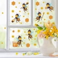 thumbnail image 4 of Cateissary Adhesivo de pared de abeja, calcomanía de dibujos animados, pegatinas autoadhesivas de flores, papel tapiz de decoración de vidrio Decoración del hogar, 4 of 5