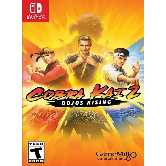 Restored Cobra Kai 2: Dojos Rising (Nintendo Switch, 2022) Fighting Game (Refurbished)