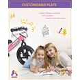 thumbnail image 5 of KRIDDO Pro Toddler Balance Bike for 2+ Year Old, 12 Inch Push Bicycle w Hand Brake & Kickstand, Gift Bike for 2-5 Boys Girls, Pink, 5 of 5