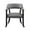 Gray, variant on Bowery Hill Traditional Gray Faux Leather Arm Chair with Casters
