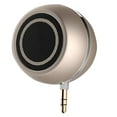 thumbnail image 2 of Milaget Mini Haut-Parleur Prise 3,5 mm AUX Lecteur Audio de Musique pour Téléphone Portable Doré, 2 of 9