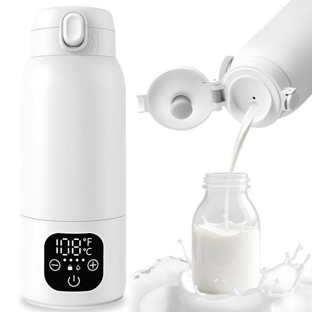 Calentador portátil de leche XDTIME 17 oz de calentamiento rápido 11000 mAh