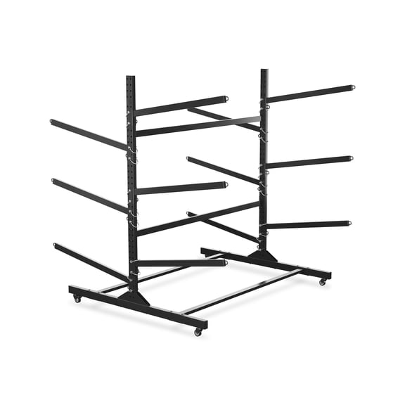 Pinypikaka Steel Kayak Storage Rack, Heavy Duty Kayak Racks for Garage and Outdoor Storage, Storage Rack for 2-6 Kayak, Canoe, Surfboard & Paddleboard