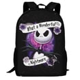 thumbnail image 1 of Jack And Sally Night-Mare Before Christmas Backpack,3d Print Laptop Backpack Lightweight Casual Daypack Bookbag Multi-Function Travel Backpack, 1 of 3
