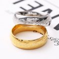 thumbnail image 4 of LYMAYTER Men Ring Finger Ring - Polished, Exquisite Carving, Geometric, 4 of 6
