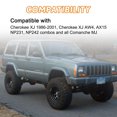 thumbnail image 2 of Transfer Case Linkage Kit Compatible With 1986-2001 Jeep Cherokee Xj Aw4 Ax15 Np231 And Np242 Combos Comanche Mj, Flynsu - Stainless Steel, Easy Installation, 2 of 7