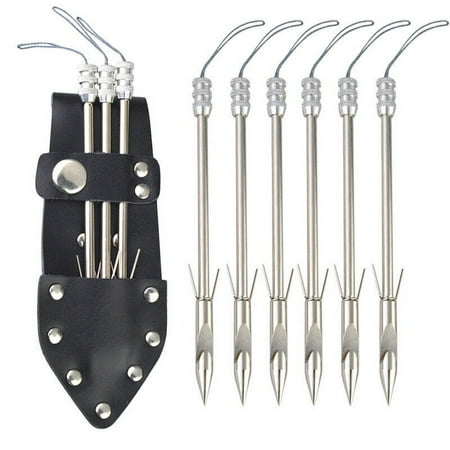 AME. 6pcs Fishing Arrowheads Darts Catapult Tips Archery Bowfishing Hunting