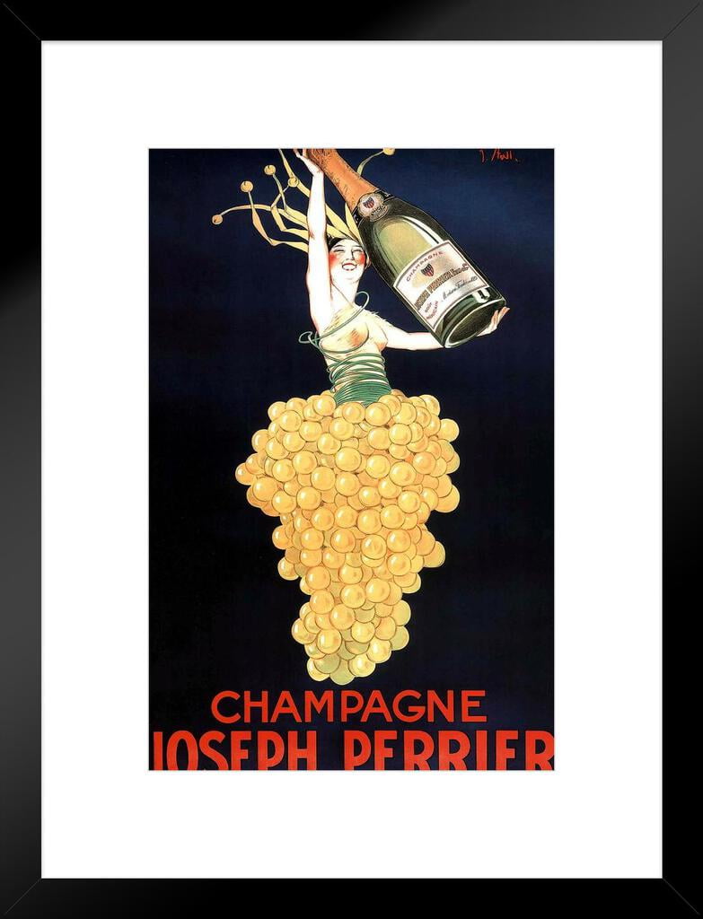 Perrier Champagne Metal Sign FREE SHIPPING Vintage Alcohol Bar Decor 
