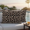 thumbnail image 4 of Halloween Outdoor Waterproof Pillow Covers, Fall Cute Ghost Elf Black Background Decorative Rectangle Throw Pillowcase Sofa Cushion Sham for Patio/Couch/Chair, 20"x12" 2 Pack, 4 of 8