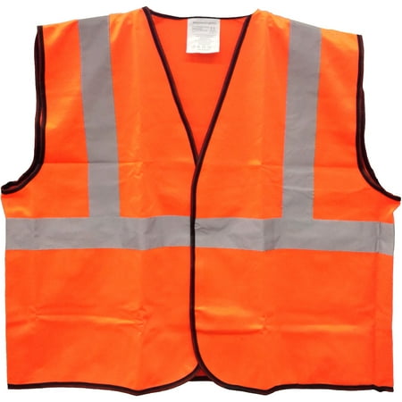 

High Visibility Class 2 Orange Safety Vest - Size 5XL