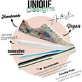 thumbnail image 5 of Dogo Vegan Leather Sneakers for Women - Handmade and Unique Fashion Sneakers for Women, Stunning Sunset Design, Size 10, 5 of 5