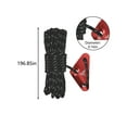thumbnail image 3 of Nsxcdh Reflective Tent Guyline Windproof Rope with Adjust Buckles 16.4ft Length 4mm Dia,High Tensile Strength,Aluminum Triangle Tensioner,Camping Hiking Backpacking,Tarp Tent Setup Outdoor Gear, 3 of 6