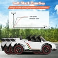 thumbnail image 6 of Costway Licensed Lamborghini 4WD Kids Ride-on Sports Car 12V Electric Vehicle with Remote White, 6 of 11