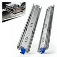thumbnail image 1 of AOLISHENG Heavy Duty Drawer Slides 28'' with Lock 220lb Bearing Capacity Full Extension 3 Section Industrial Locking Slide Rails 1Pair, 1 of 7