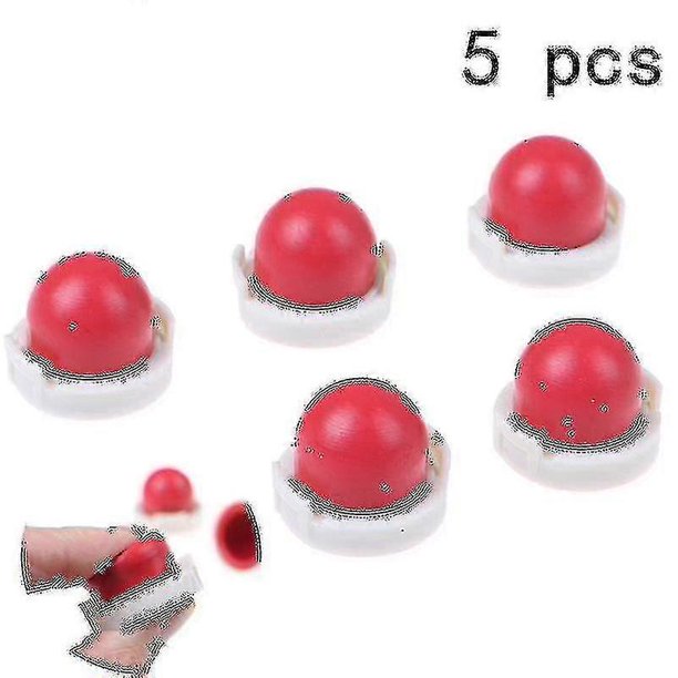 5pcs Red Carburetors Oil Primer Bulb Pump Cup compatible with Briggs/stratton 694394 494408 Hfmqv Xxf