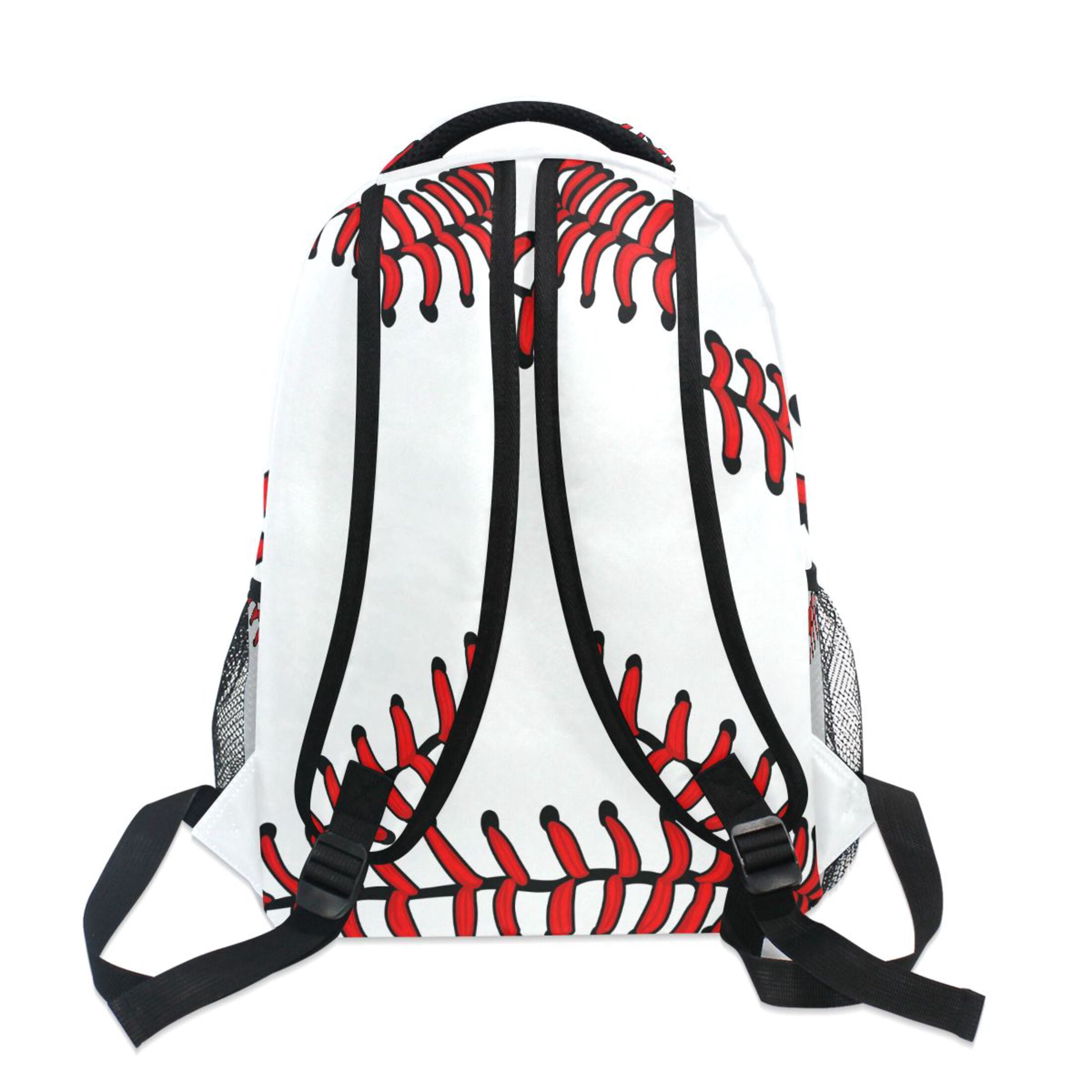 Baseball Kids Large Backpack School Student Personalized Bookbag for Boys Girls Daypack Travel Laptop Bags with Pockets