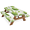 Multicolor 4, variant on ADECORIVY Blue Waves Picnic Table Cover with Bench Covers, Waterproof Camping Table Cover with Elastic Edges, Fitted Tablecloth for Rectangle Tables, Outdoor Essentials 72 Inch