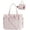 Candy Pink, variant on Crush Bow Tote Bag for Women, Large Work Tote with 40oz Tumbler, Puffer Travel Tote Bag for Work, Yoga, Gym