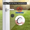 thumbnail image 4 of Alarma de ventana Sensor de rotura de cristal Detector de rotura de alarma Alarma de sensor de vibración antirrobo para seguridad de puertas y ventanas del hogar - Negro, 4 of 5