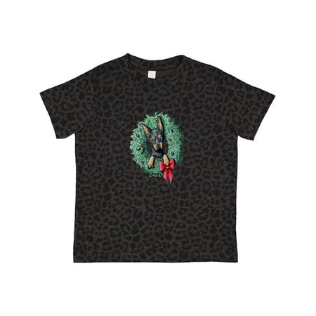 

Inktastic KiniArt Min Pin Christmas Gift Toddler Boy or Toddler Girl T-Shirt