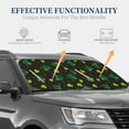 thumbnail image 4 of Xecao St. Patrick's Day8 for Foldable Car Sun Shades (2-Pack) offer sun protection with an easy-fold design for convenient windshield shading., 4 of 7