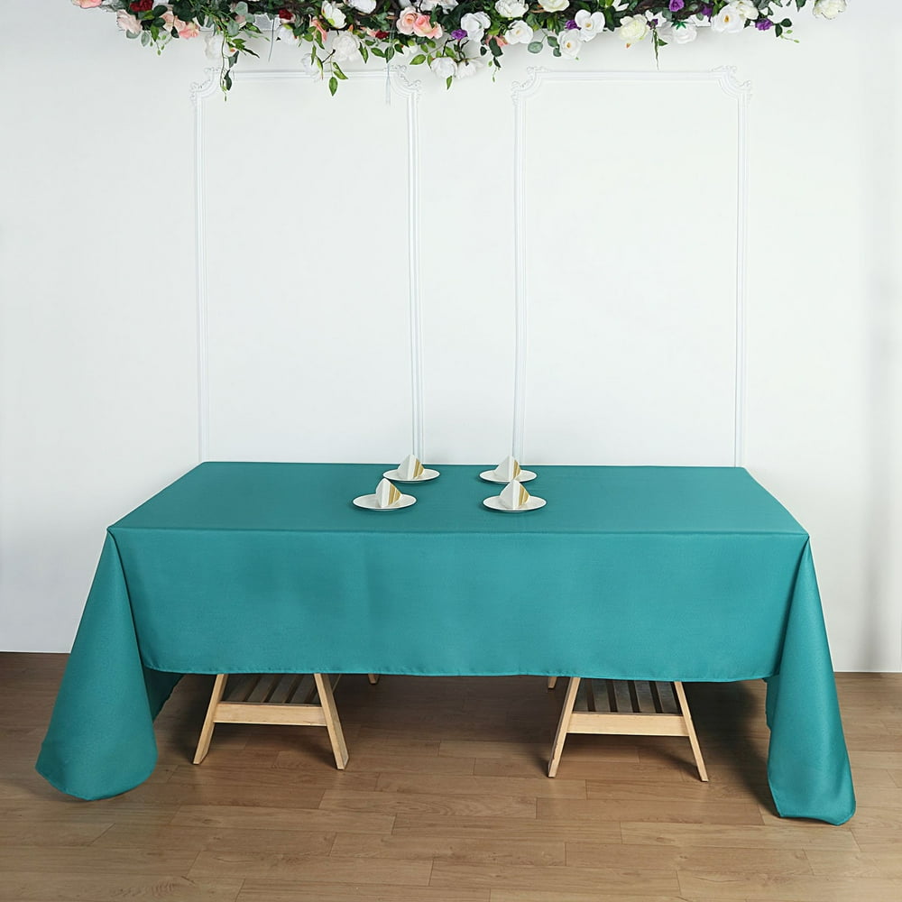 Efavormart 60x102" TEAL Wholesale Linens Rectangle Polyester